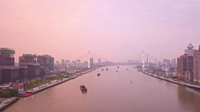 上海 陆家嘴 夜景 航拍 商圈 浦东