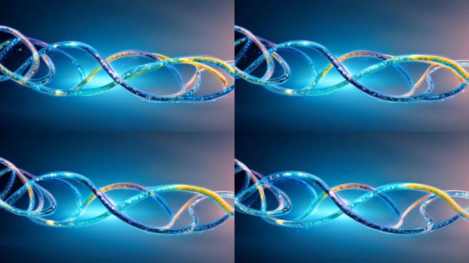 现代科学DNA分子科技动态运动链