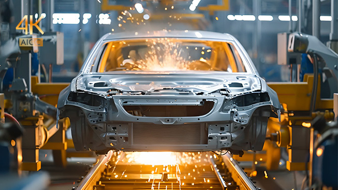 车辆焊接车间 汽车生产企业 新能源车