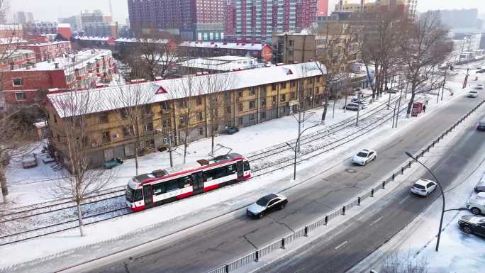 长春雪景