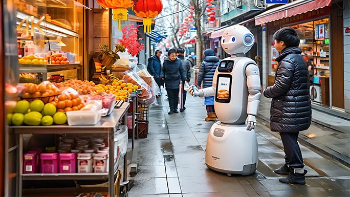 未来自动导购机器人 AI人工智能管家服务
