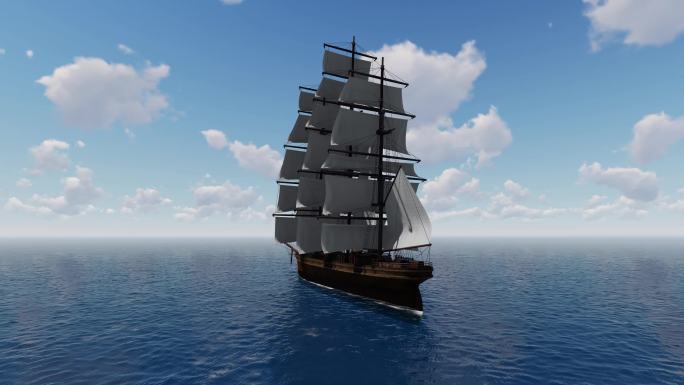 扬帆起航 丝绸之路 古代帆船
