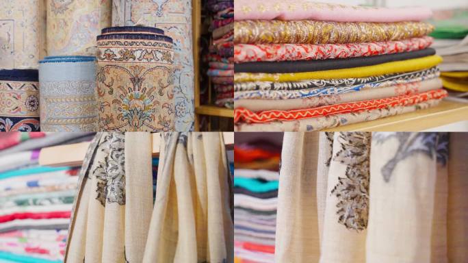 伊朗丝绸丝巾丝织品