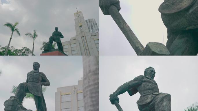 广州海珠广场《创业者》雕像