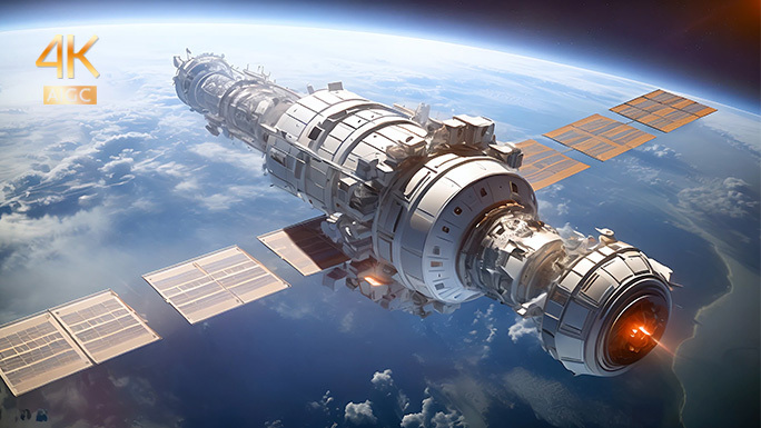 太空卫星与空间站 人类宇宙探索 探月科技