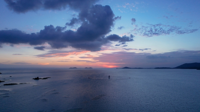 苏州太湖夏日晚霞