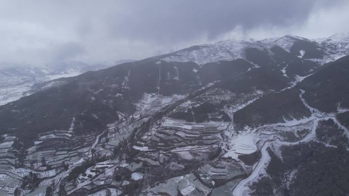 大雪后的线路