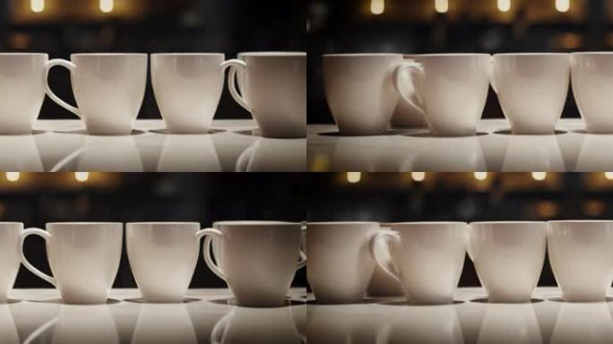 8K宽屏陶瓷咖啡杯杯子欧式室内舞台场景K