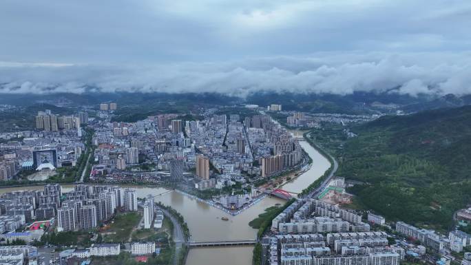 郧西县大景航拍  4k原片