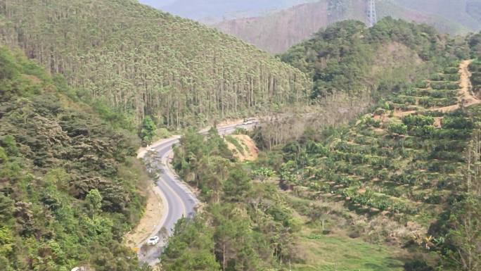 乡镇公路山村公路盘山公路马路山区道路