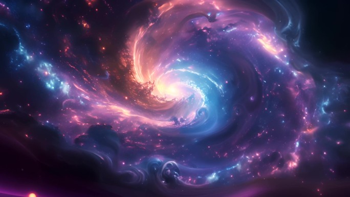 宇宙星云科幻银河空镜