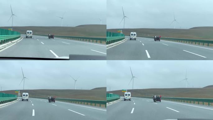 高速沙漠戈壁滩风力发电