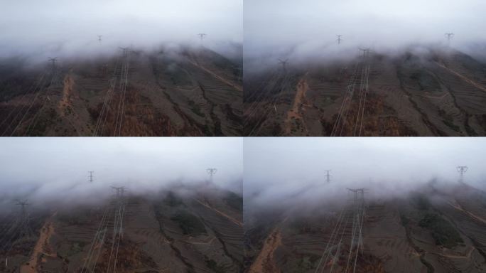 雾中的铁塔 (3)