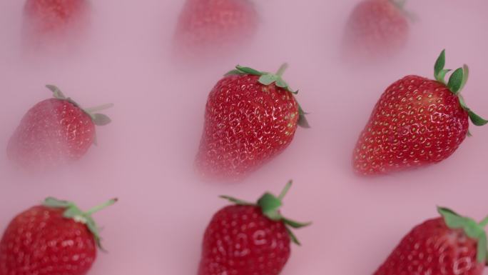 新鲜水果草莓实拍