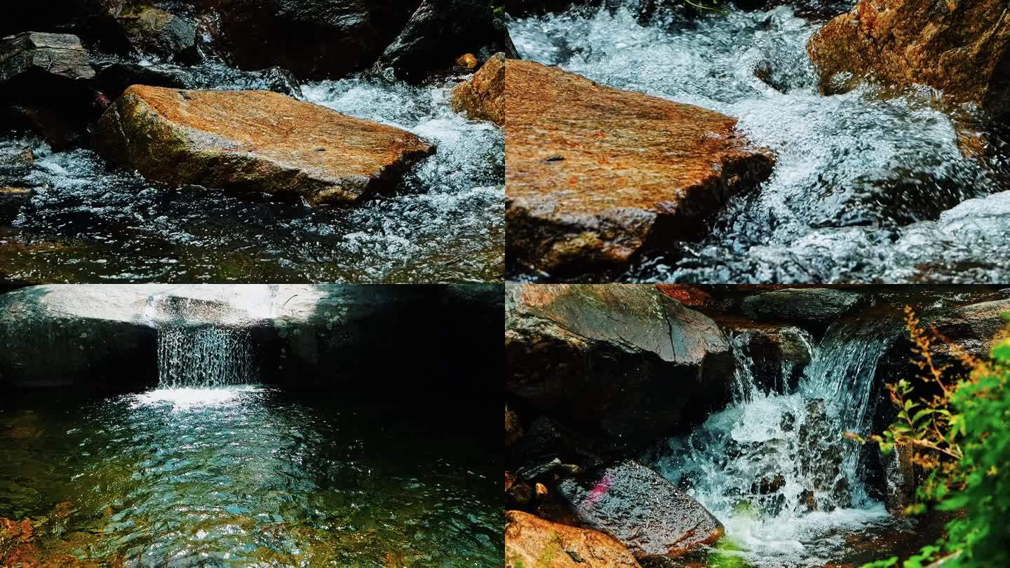 小溪 潺潺流水 溪水 原创