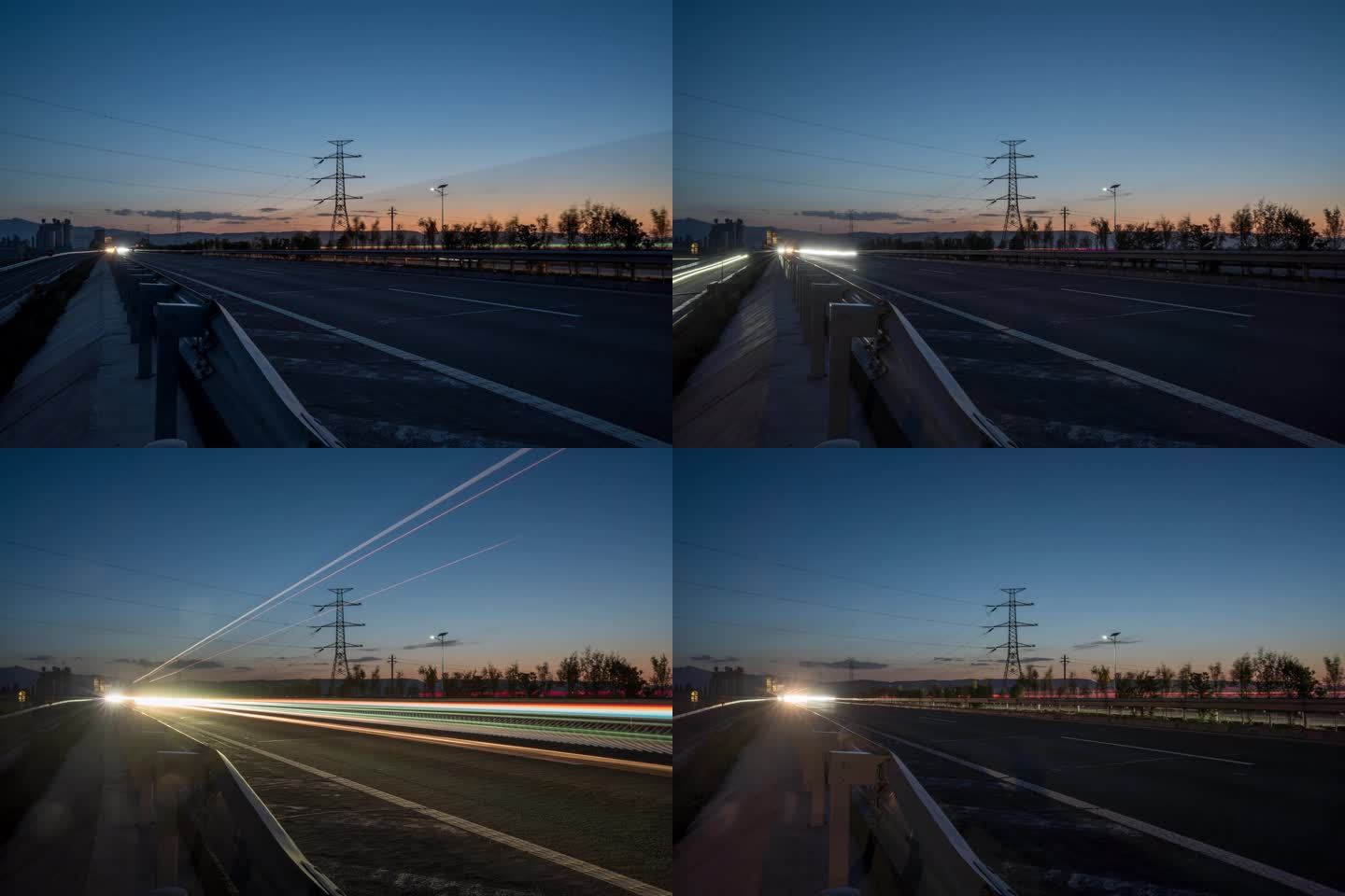8K高速公路服务区延时拍摄
