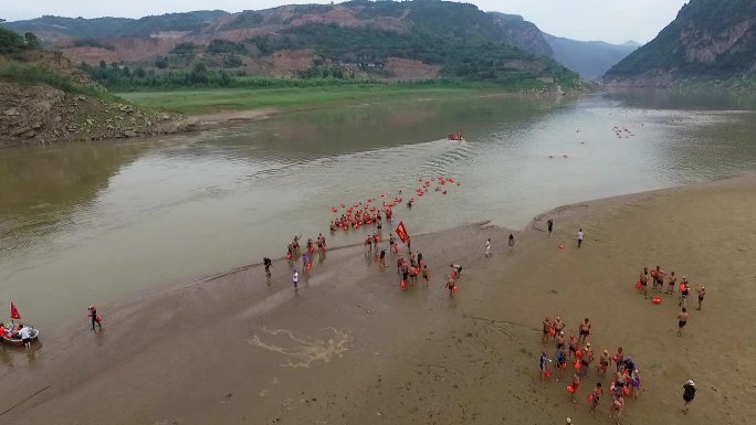 黄河漂流 漂游黄河三门峡