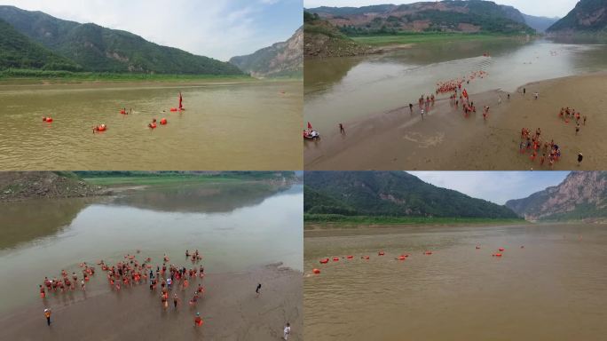 黄河漂流 漂游黄河三门峡