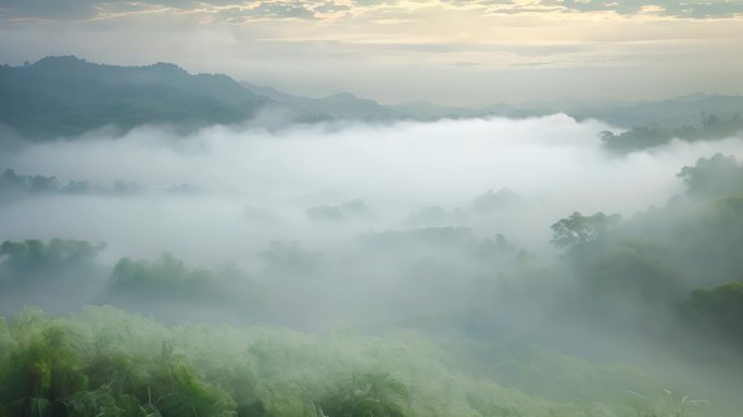 航拍中国山水自然风景祖国风光素材意境山水