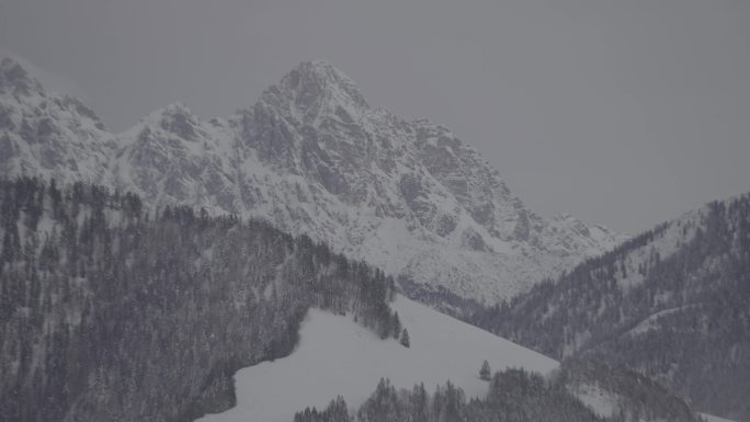 4K log3雪山空镜