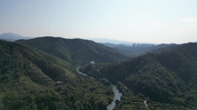 从化山景航拍风光空镜头B