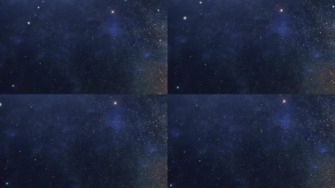 夜空中有数百万颗星星。