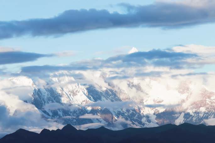 西藏南迦巴瓦雪山延时