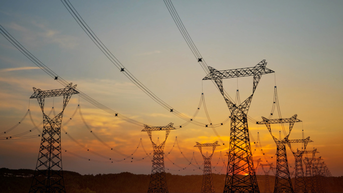 国家电网高压电塔电力输送南方电网高压线路