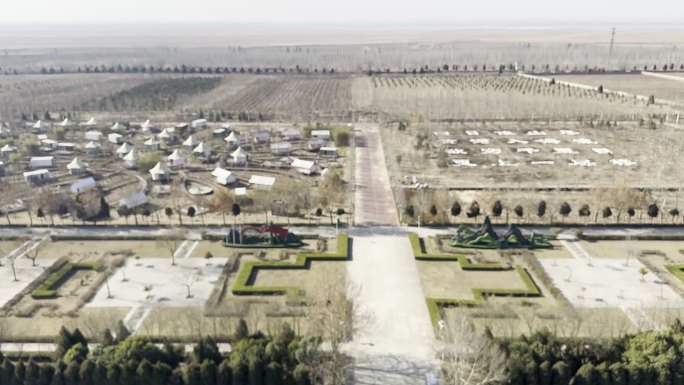 古建筑 风景 屋檐 白天古建筑 田地