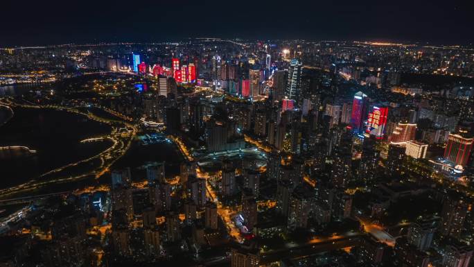 海南海口夜景