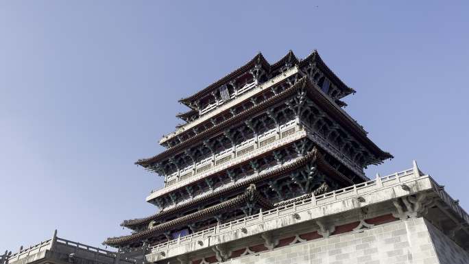 鹳鹊楼 永济旅游 运城景点 古建筑 古楼