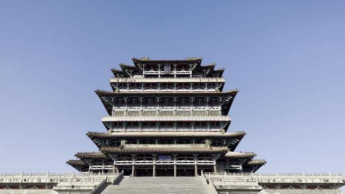 鹳鹊楼 永济旅游 运城景点 古建筑