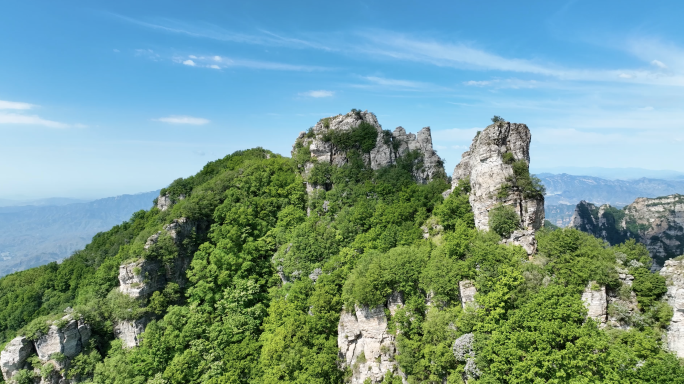 河北白石山航拍