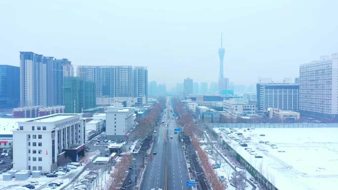 环卫工人 除雪车除雪