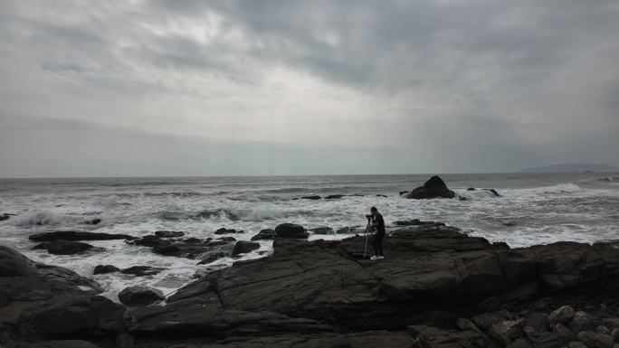 礁石海浪  潮起潮落