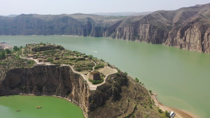 航拍 黄河 乾坤湾 偏关 旅游区