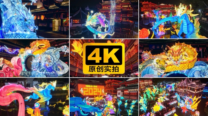 2024 豫园灯会 龙年 元宵灯会