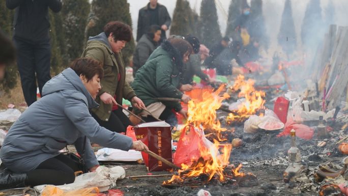 【原创】4K清明扫墓烧香祭祖拜佛祈福