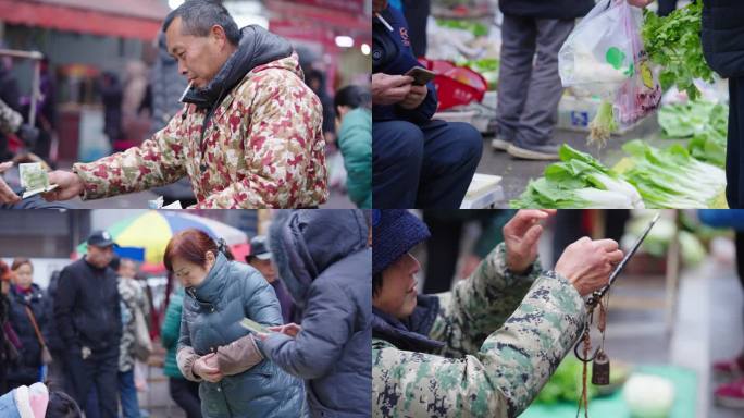 中国年年味篇之年前买菜