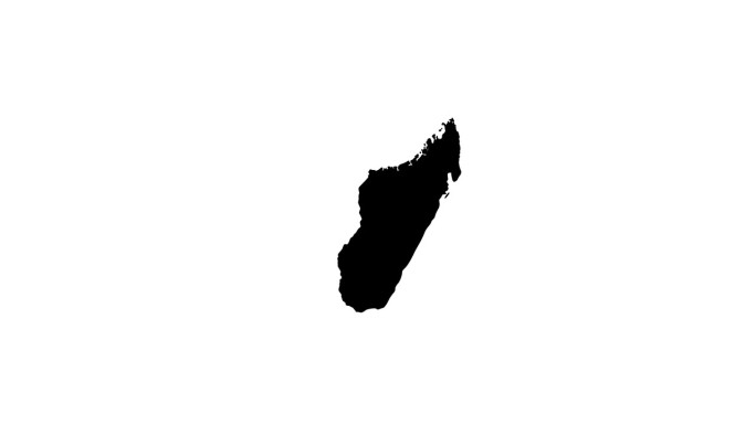 马达加斯加地图图标动画视频