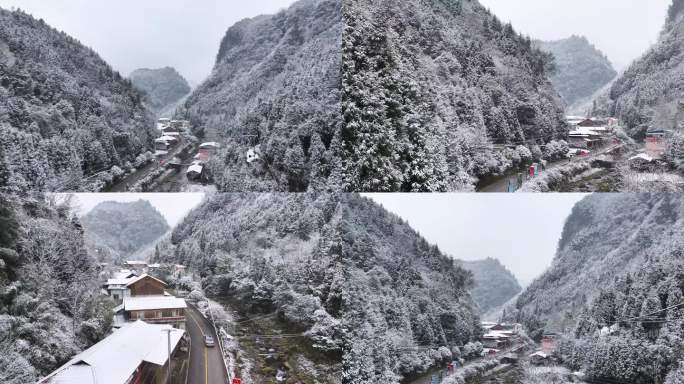 蓥华山雪景