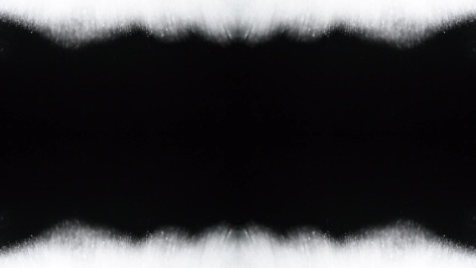 黑色水平带在中间演变1 -理想的标题，演职人员，过渡
