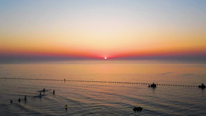 海上日出日落