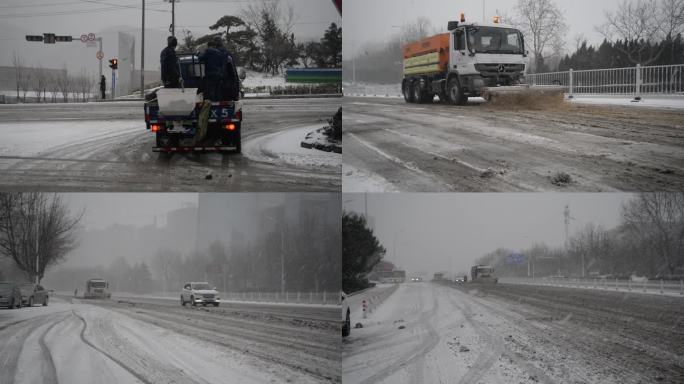 除雪车 扫雪车 环卫机械化清雪 除冰剂