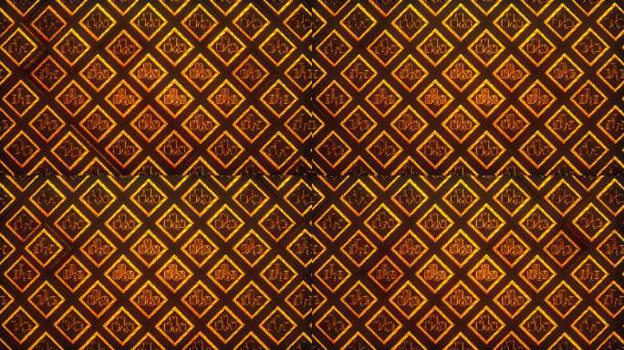 六边形背景素材。移动的六边形被照亮了。移动马赛克混沌动画。计算机图形学背景。完美的赌场风格的游戏和超