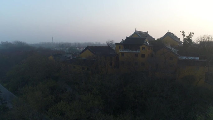 扬州观音山禅寺航拍