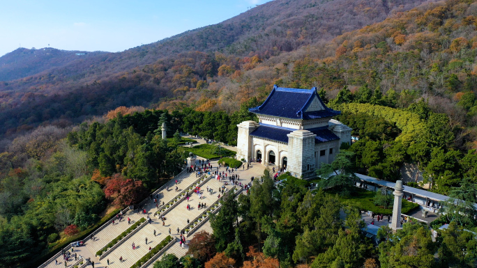 钟山风景区中山陵陵道