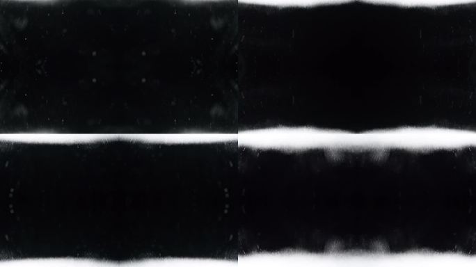 黑色水平带在中间演变2 -理想的标题，演职人员，过渡