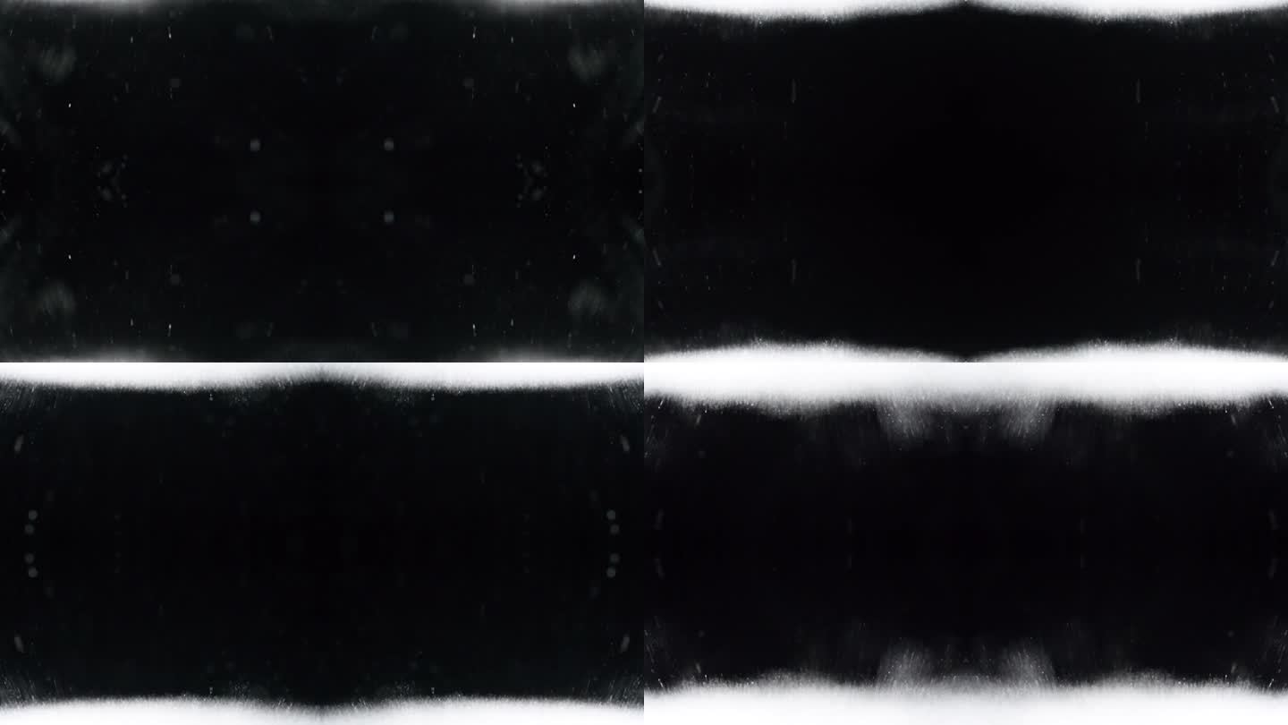 黑色水平带在中间演变2 -理想的标题，演职人员，过渡