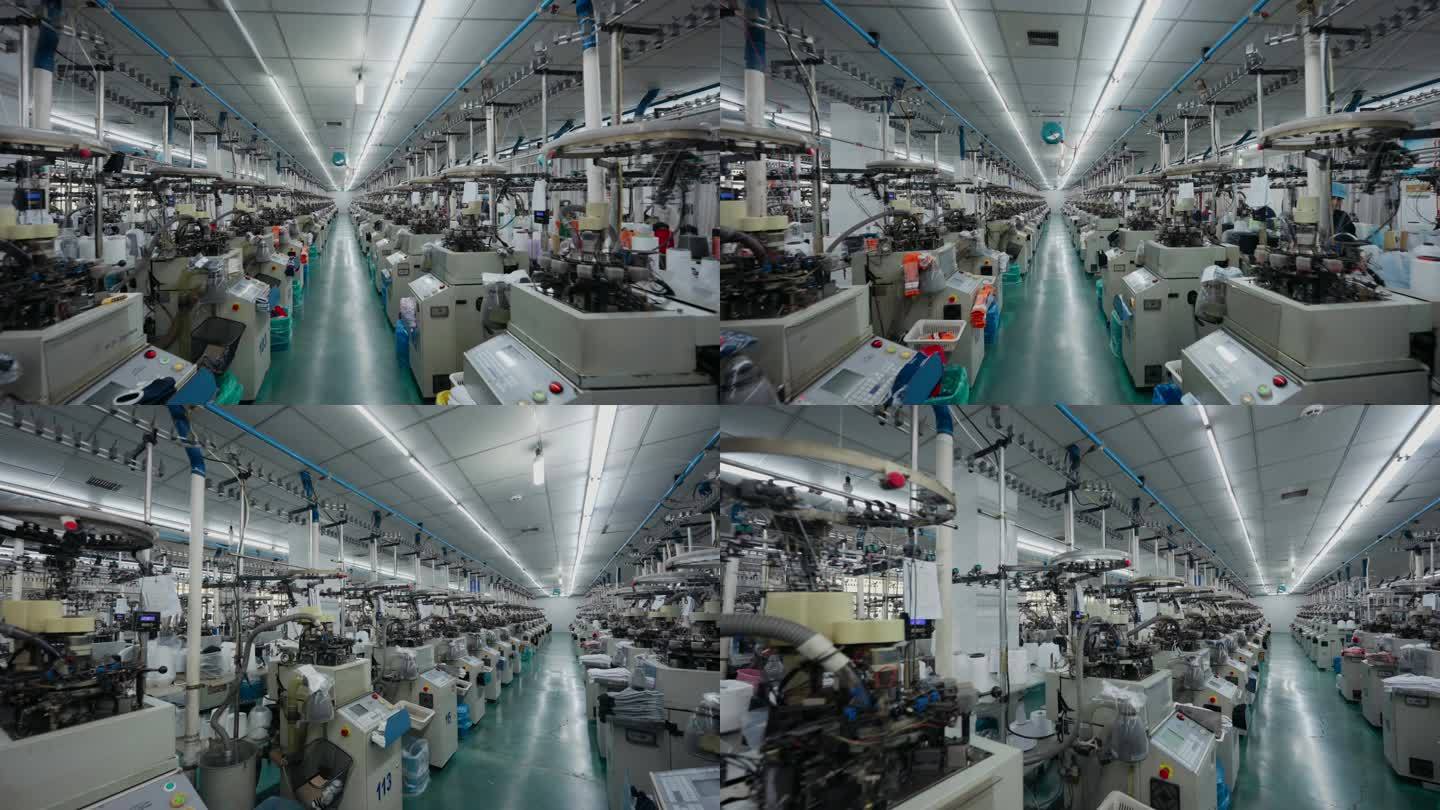 袜子自动化 生产车间 工厂 宣传片 4K